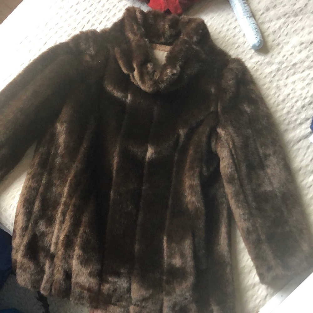 Banana Republic faux fur sweatshirt